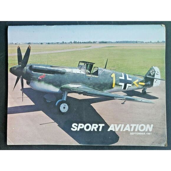 Unbranded Other - Sport Aviation Magazine September 1981 German Messerschmitt U88